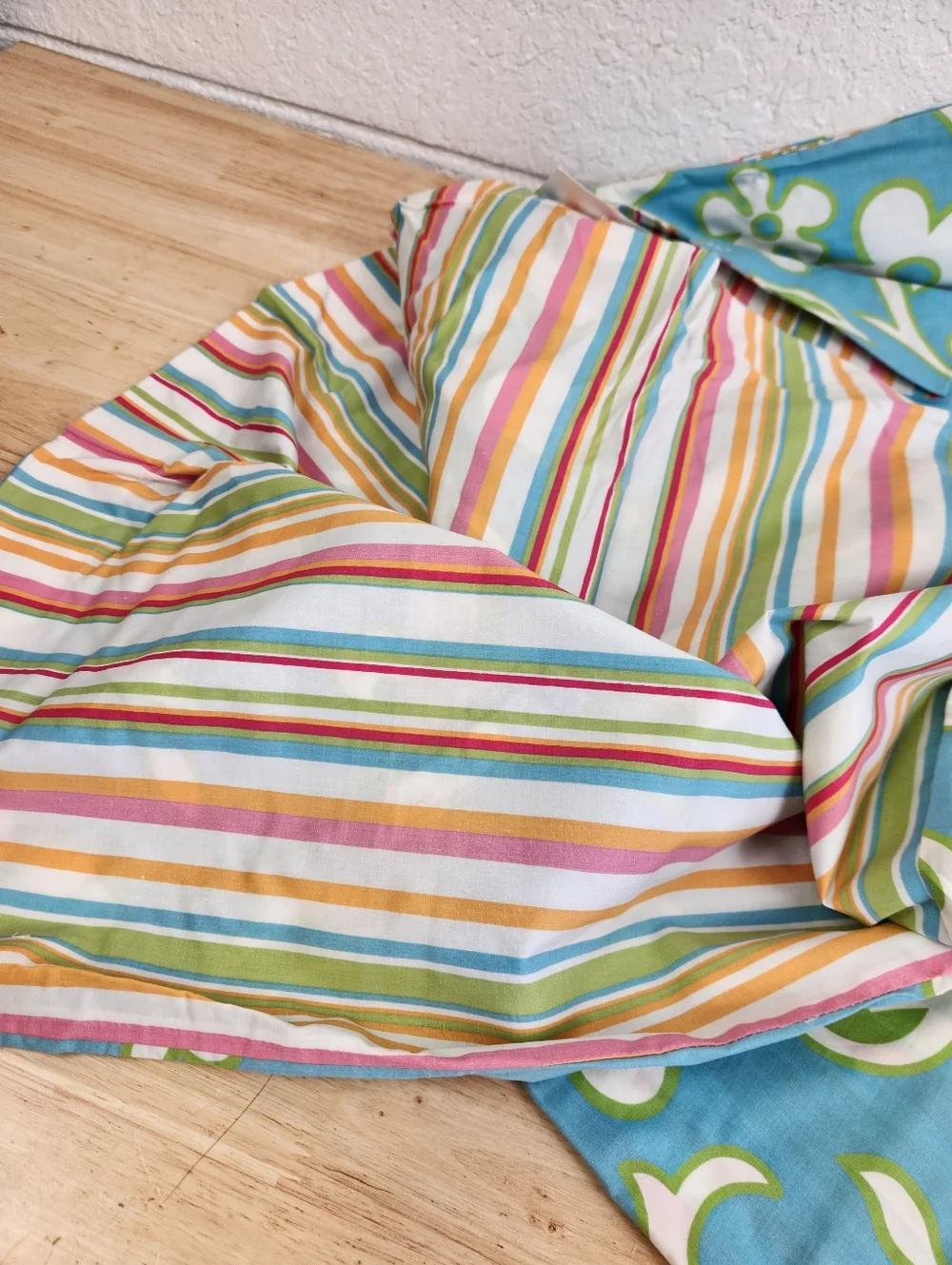 Pottery Barn Teen Wahine Duvet Cover Twin Hibiscus Hawaiian Colorful NOS 1 Sham